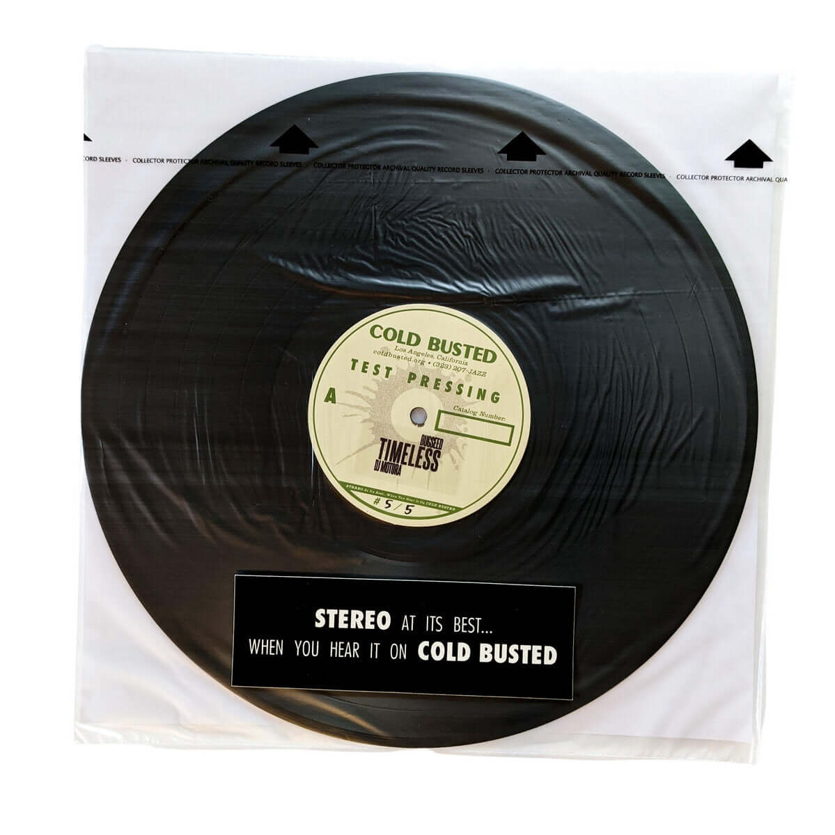 Bugseed & DJ Motora - Timeless - Limited Edition 12 Inch Vinyl Test Pressing - Cold Busted