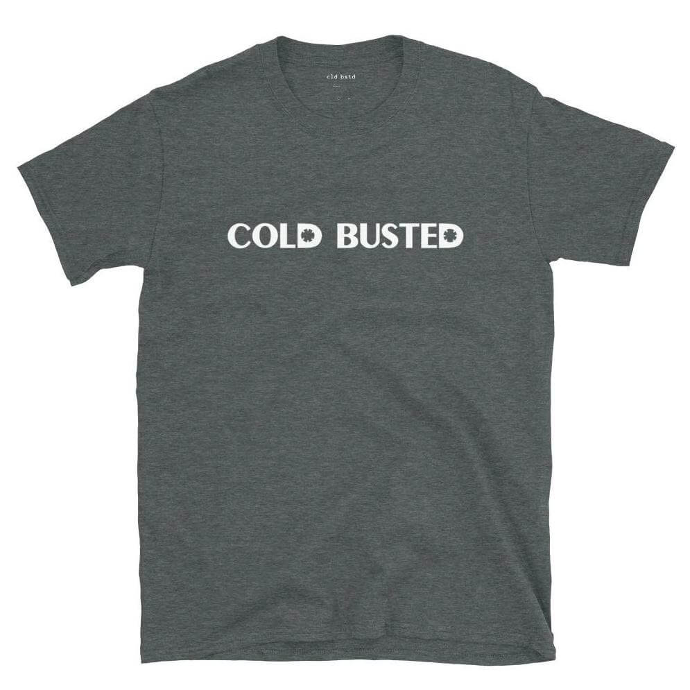 Cold Busted Cassette Short-Sleeve Unisex T-Shirt - Dark Heather - S - Cold Busted
