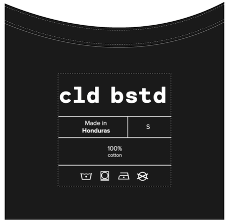 Cold Busted Short-Sleeve Unisex T-Shirt Black on Black - S - Cold Busted