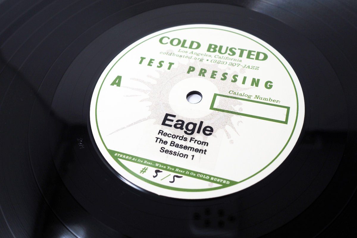 Eagle - Records From The Basement Session 1 - Limited Edition 12 Inch Vinyl Test Pressing - Cold Busted