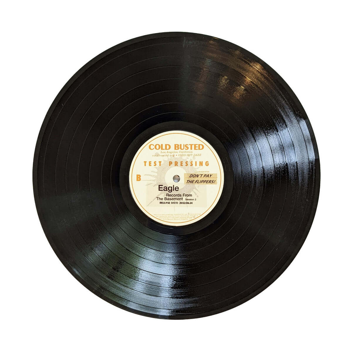 Eagle - Records From The Basement Session 2 - Limited Edition 12 Inch Vinyl Test Pressing - Cold Busted