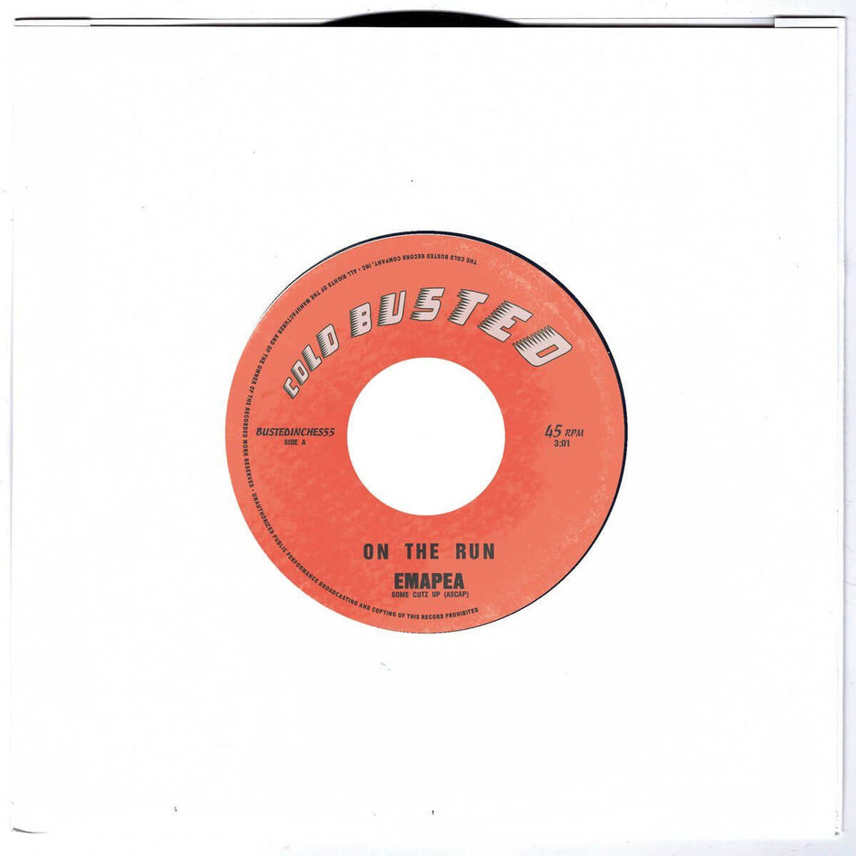 Emapea - On the Run / Wicked Sound - Limited Edition 7 Inch Vinyl - Cold Busted