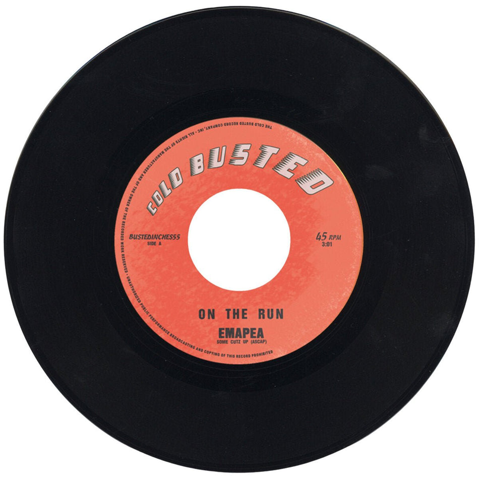 Emapea - On the Run / Wicked Sound - Limited Edition 7 Inch Vinyl - Cold Busted