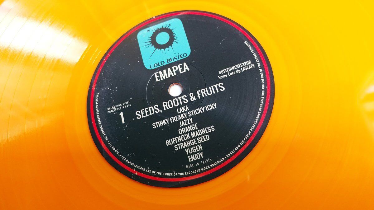 Emapea - Seeds, Roots & Fruits - Limited Edition 12 Inch Orange Transparent Colored Vinyl - Cold Busted