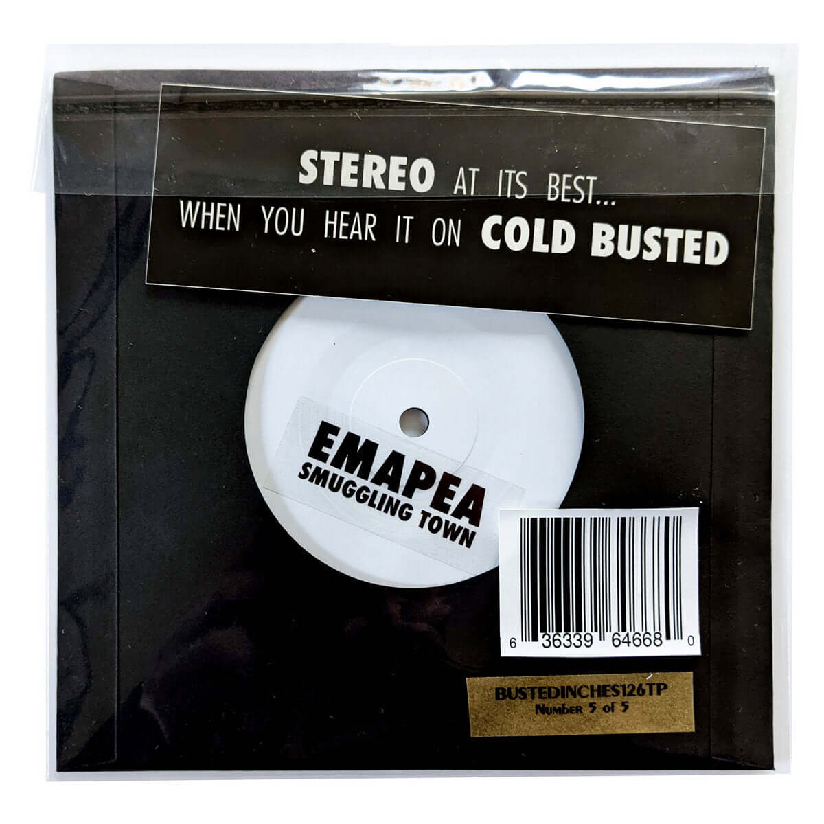 Emapea - Smuggling Town - Limited Edition 7 Inch Vinyl Test Pressing - Cold Busted