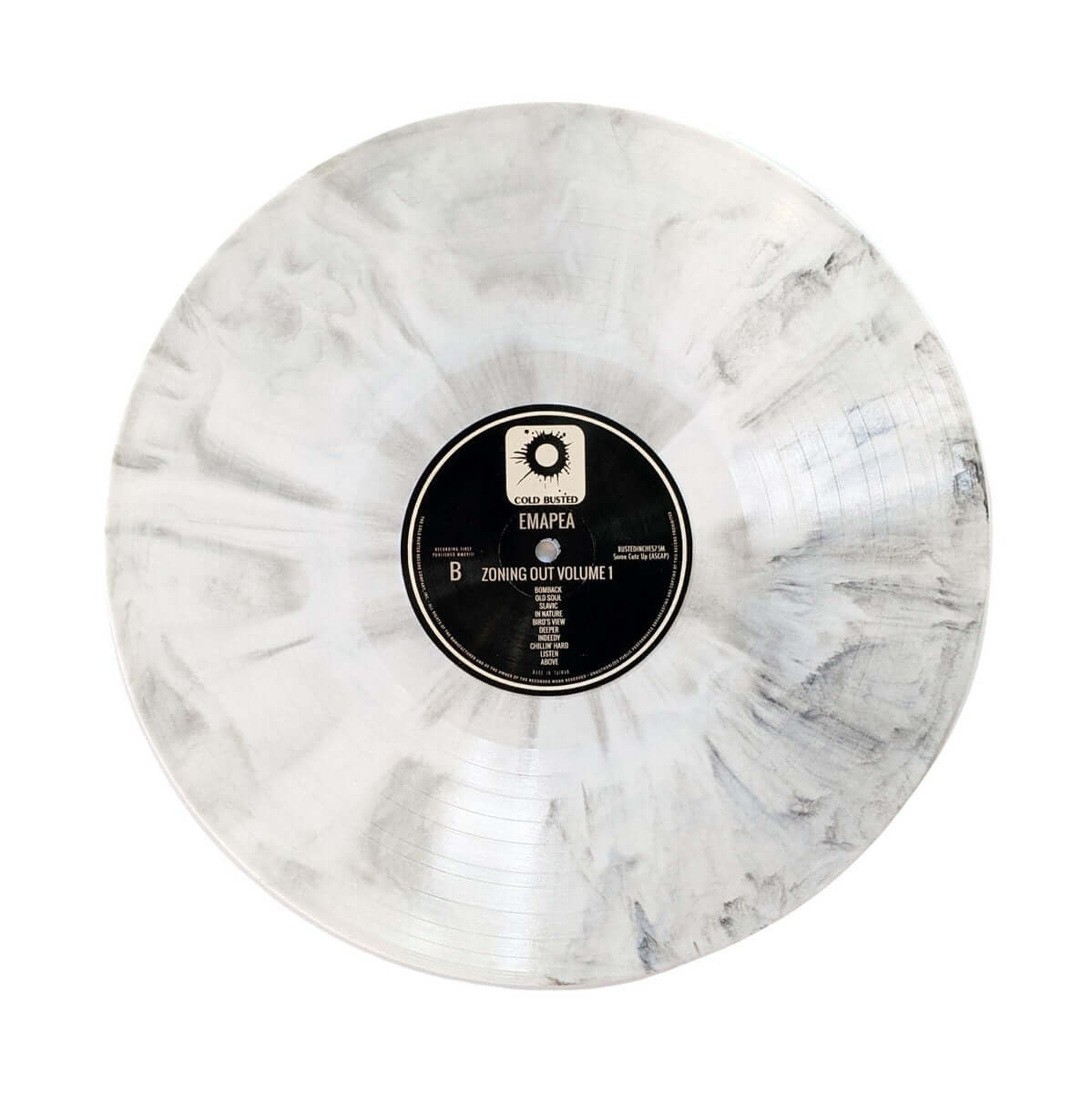 Emapea - Zoning Out Volume 1 - Limited Edition Black and White Marbled Colored 12 Inch Vinyl - Cold Busted