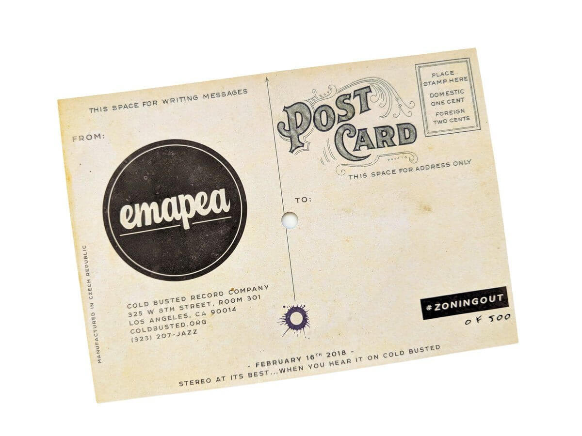 Emapea - Zoning Out Volume 1 - Flexi-disc Postcard Vinyl - Cold Busted