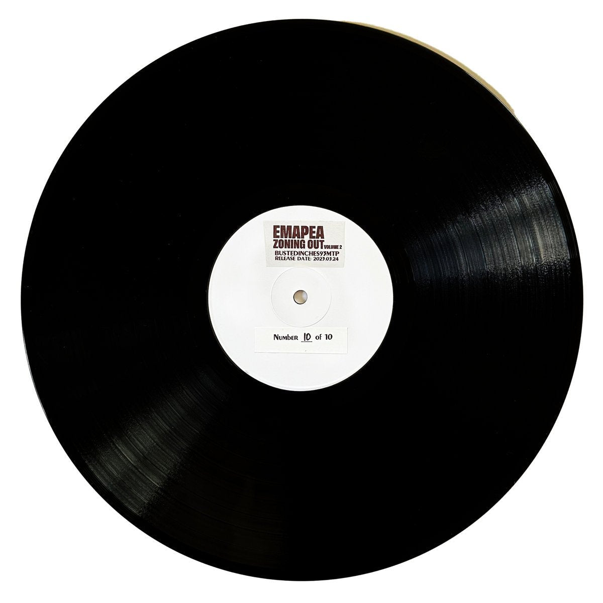 Emapea - Zoning Out Volume 2 - Limited Edition 12 Inch Vinyl Test Pressing Repress - Cold Busted