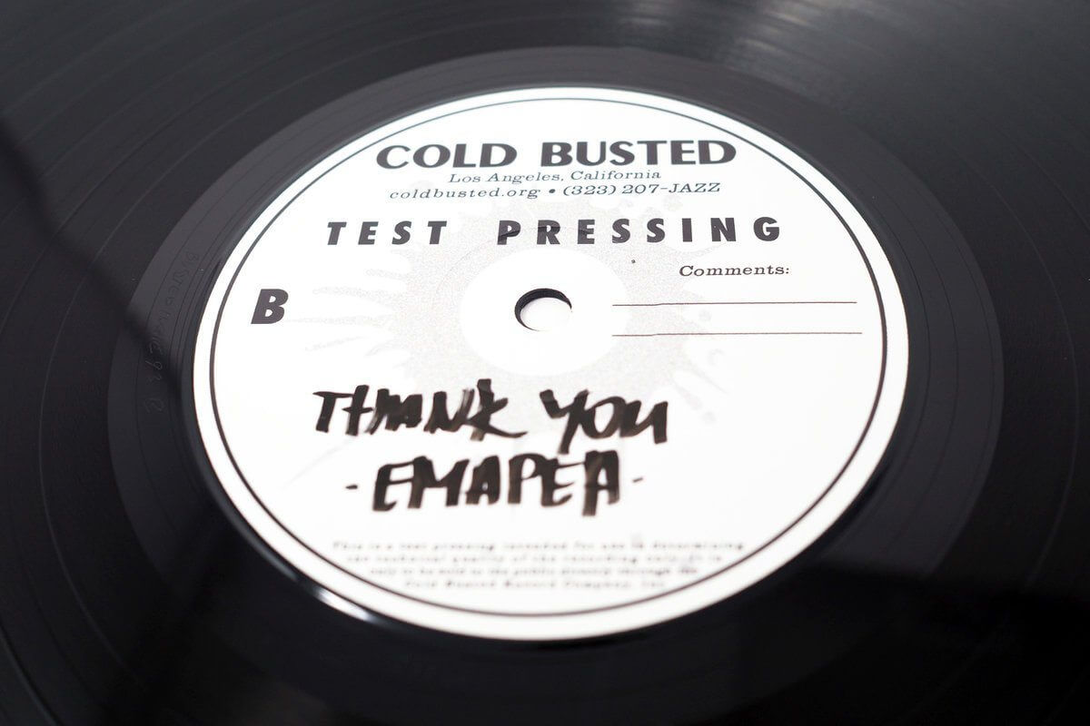 Emapea - Zoning Out Volume 2 - Limited Edition Autographed 12 Inch Vinyl Test Pressings - Cold Busted