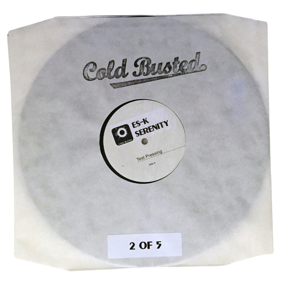 Es-K - Serenity - Limited Edition 12 Inch Vinyl Test Pressing - Cold Busted