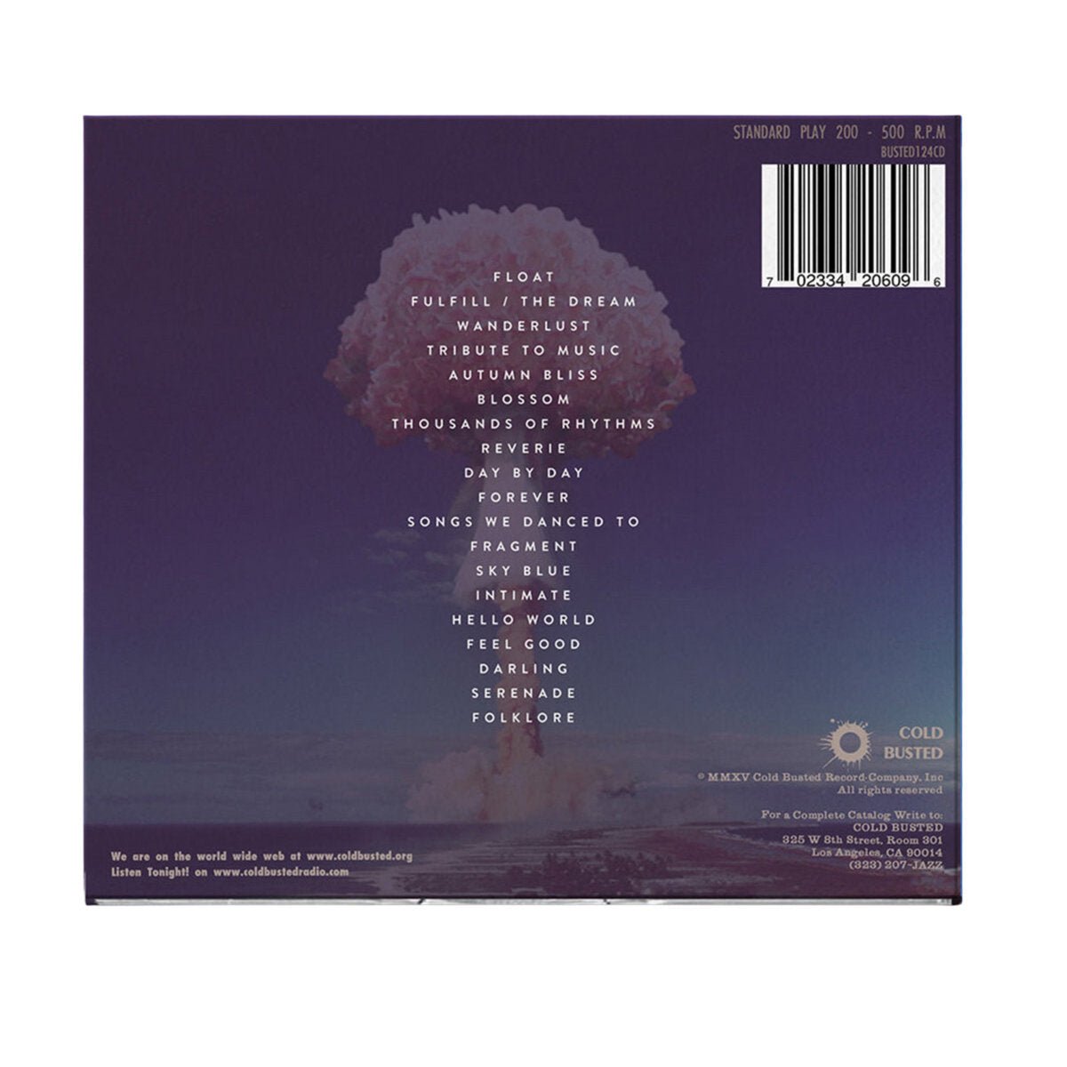 Esbe - Bloomsday - Limited Edition Compact Disc - Cold Busted