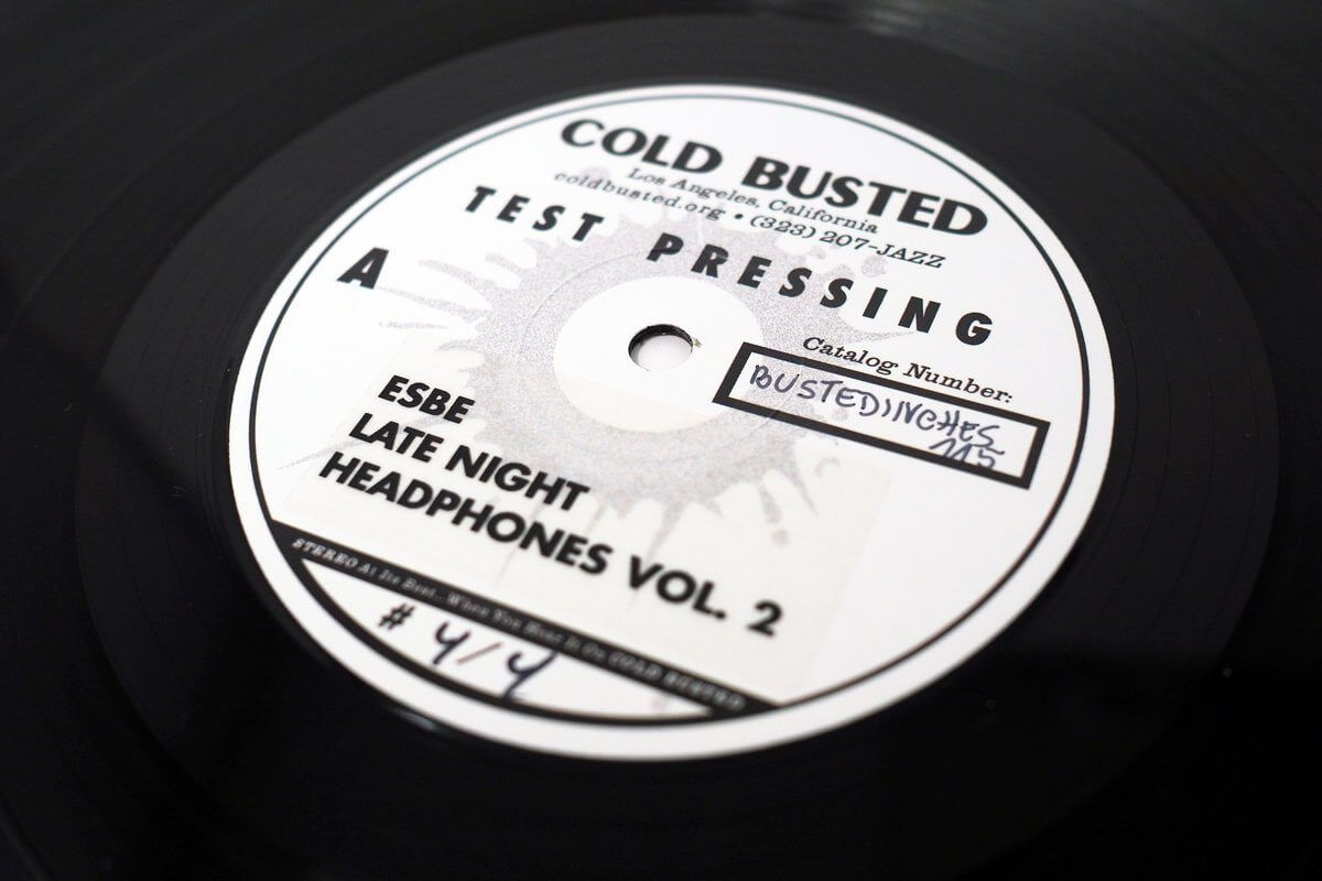 Esbe - Late Night Headphones Vol. 2 - Limited Edition Double 12 Inch Vinyl Test Pressing - Cold Busted