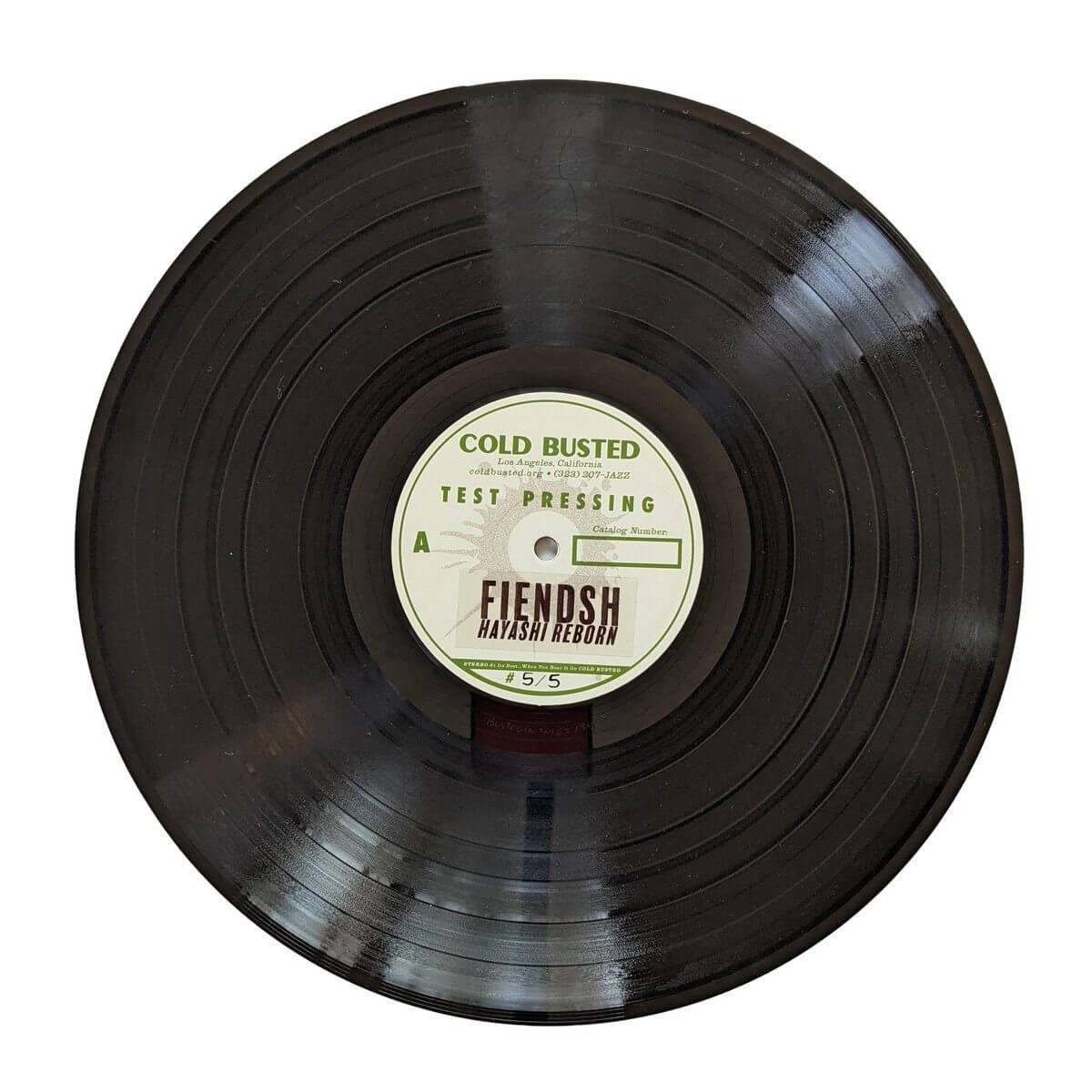 Fiendsh - Hayashi Reborn - Limited Edition 12 Inch Vinyl Test Pressing - Cold Busted