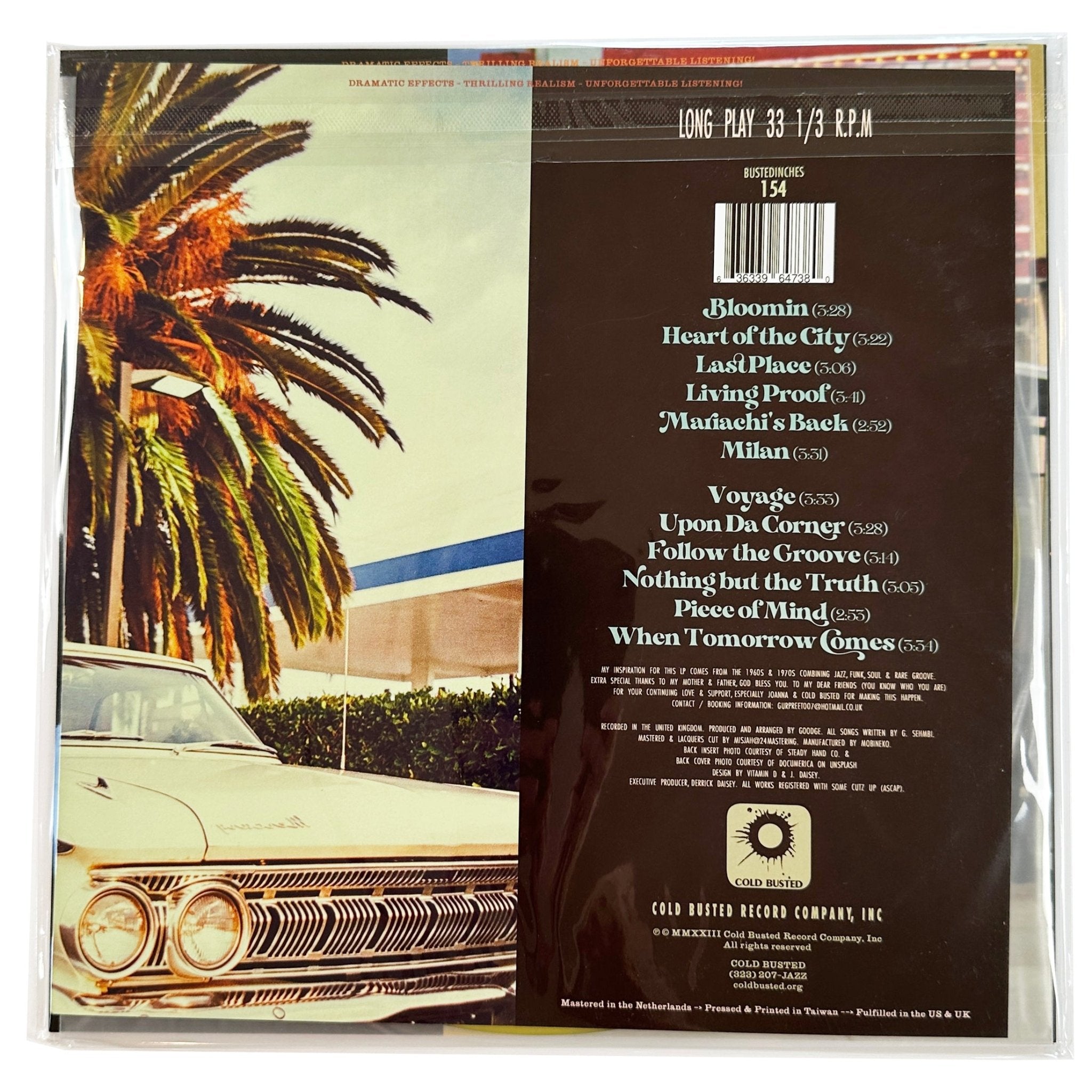Goodge - Echoes Of Yesterday - Limited Edition Transparent Yellow 12 Inch Vinyl - Cold Busted