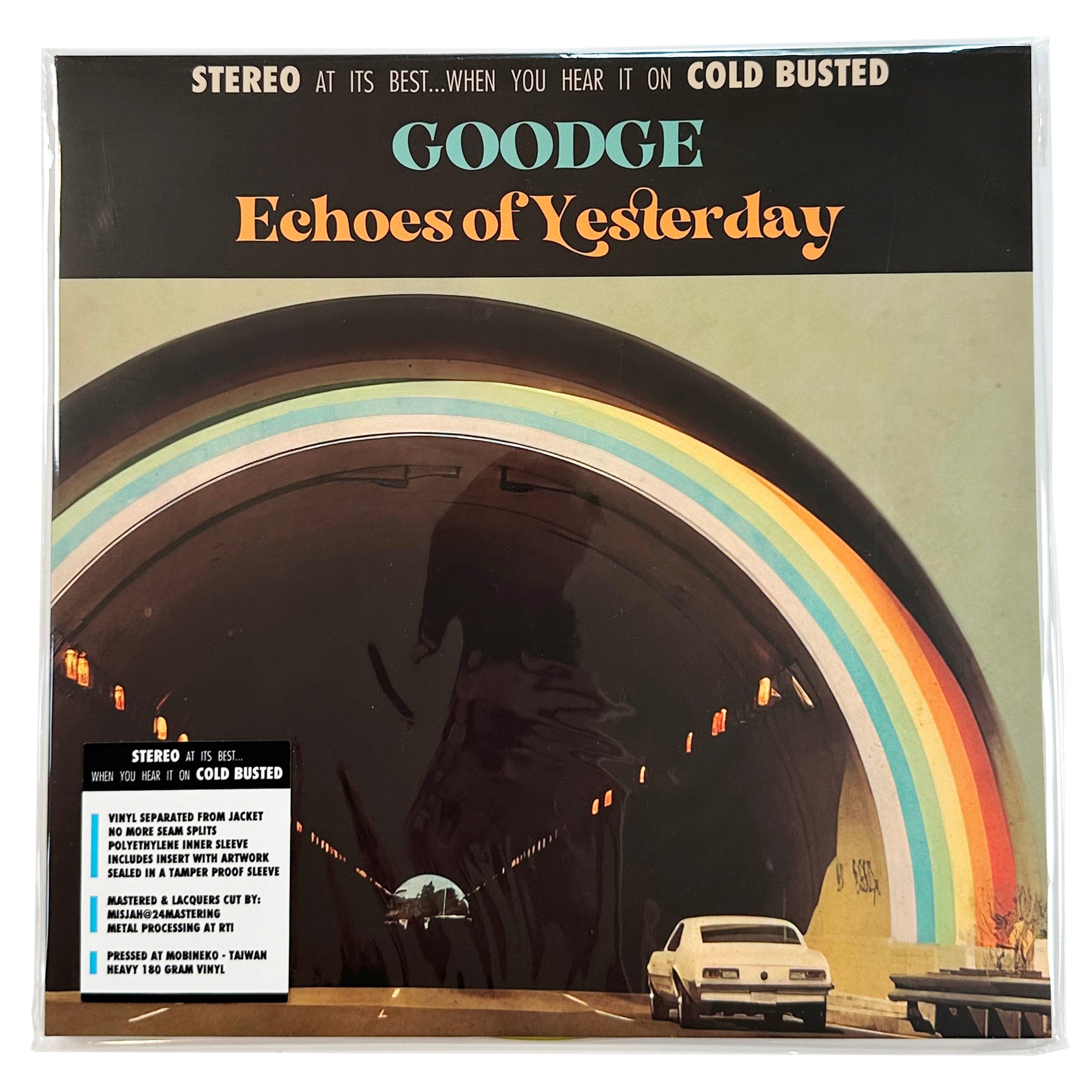 Goodge - Echoes Of Yesterday - Limited Edition Transparent Yellow 12 Inch Vinyl - Cold Busted