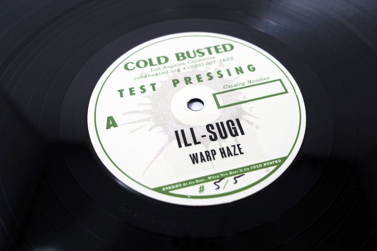 Ill Sugi - Warp Haze - Limited Edition 12 Inch Vinyl Test Pressing - Cold Busted