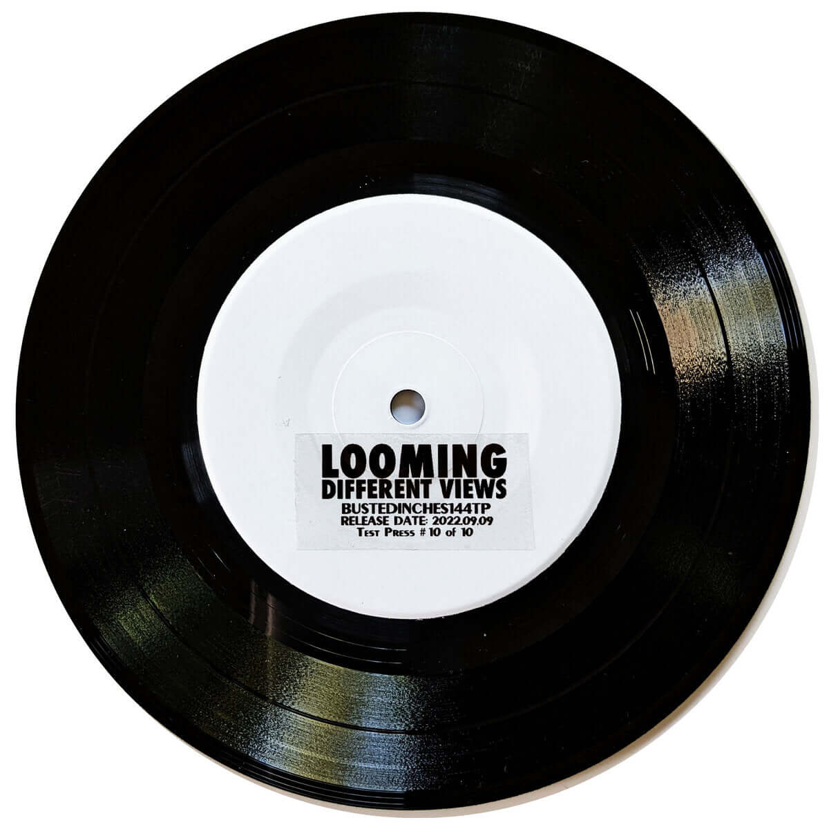 Looming - Different Views - Limited Edition 7 Inch Vinyl Test Pressing - Cold Busted