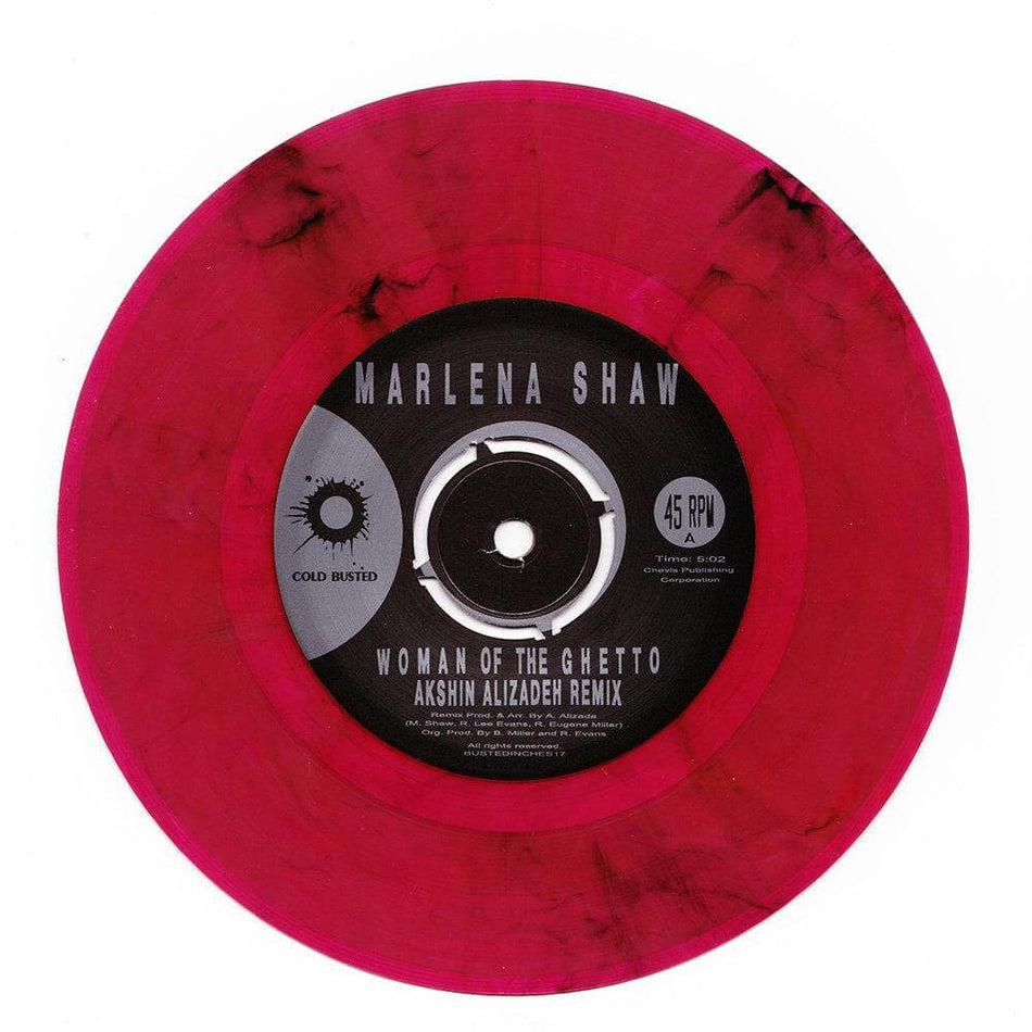 Marlena Shaw - Woman of the Ghetto (Akshin Alizadeh Mixes) - Random Colored 7 Inch Vinyl (1st Pressing) - Cold Busted