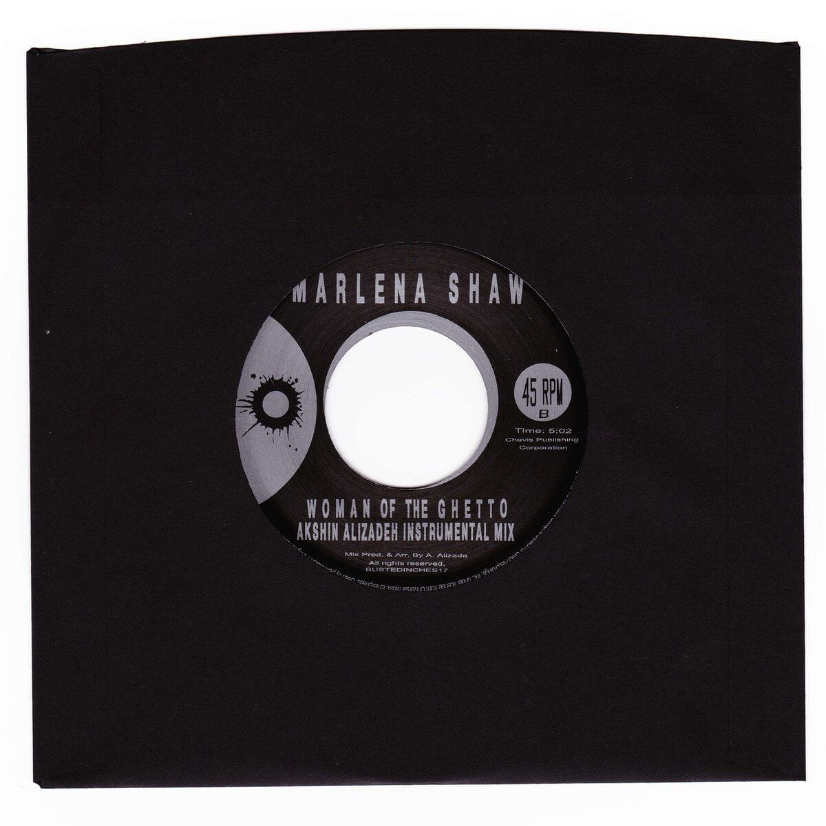 Marlena Shaw - Woman of the Ghetto (Akshin Alizadeh Mixes) - 7 Inch Vinyl in Black (5th Pressing) - Cold Busted