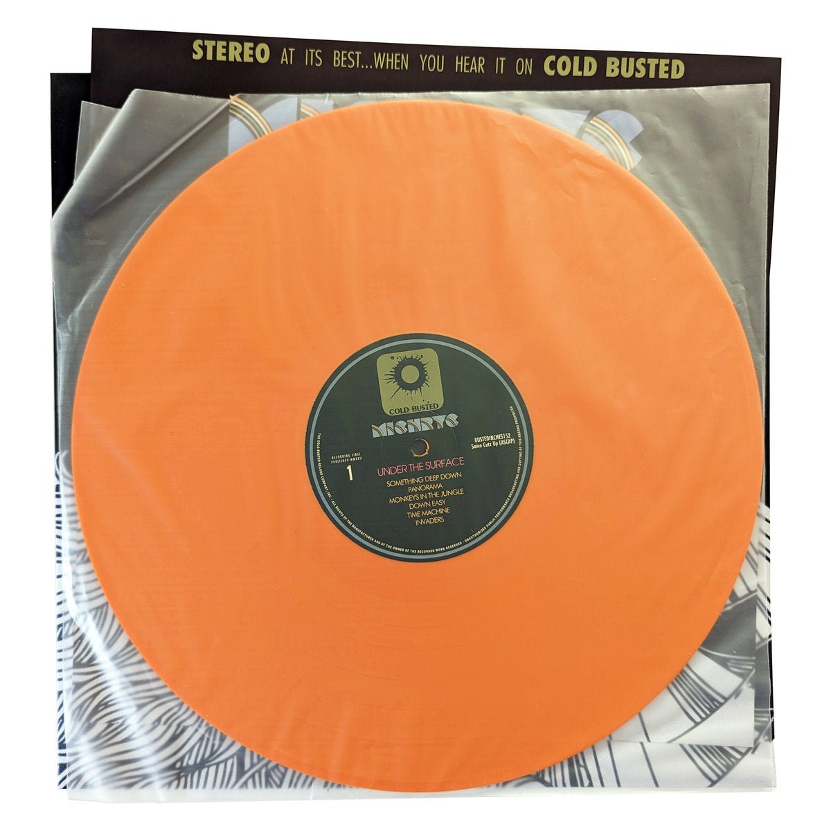 MichRyc - Under The Surface - Limited Edition Orange Colored 12 Inch Vinyl - Cold Busted