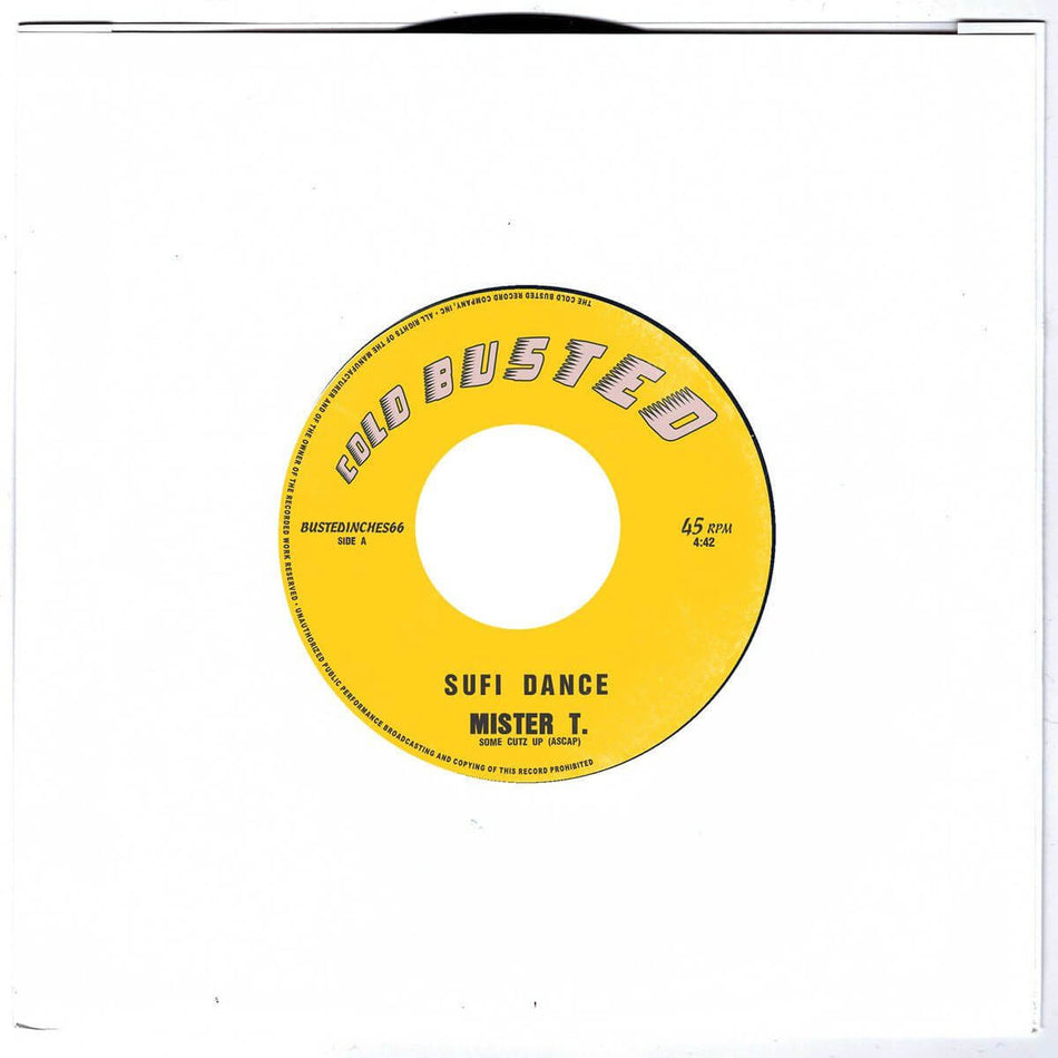 Mister T. & Krystian Shek - Sufi Dance / Postbox 1902 - Limited Edition 7 Inch Vinyl - Cold Busted