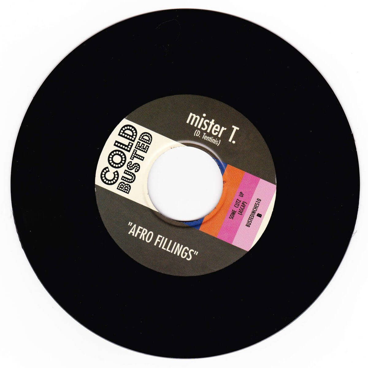 Mister T. - The Party / Afro Fillings - Limited Edition 7 Inch Vinyl - Cold Busted