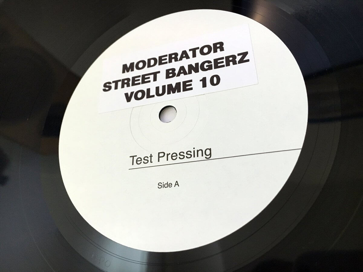 Moderator - Street Bangerz Volume 10 - Limited Edition 12 Inch Vinyl Test Pressing - Cold Busted