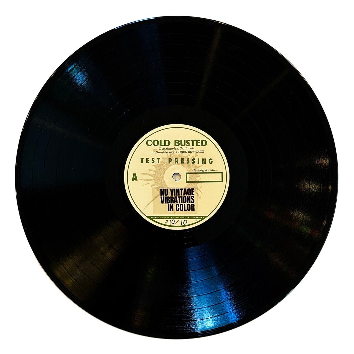 Nu Vintage - Vibrations In Color - Limited Edition 12 Inch Vinyl Test Pressing - Cold Busted