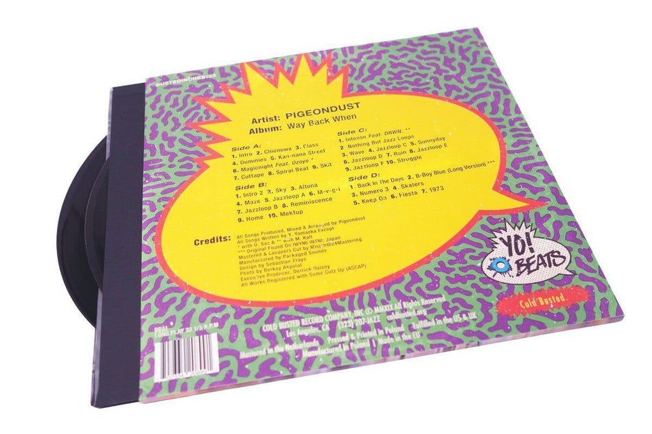 Pigeondust - Way Back When - Limited Edition Double 12 Inch Vinyl - Cold Busted
