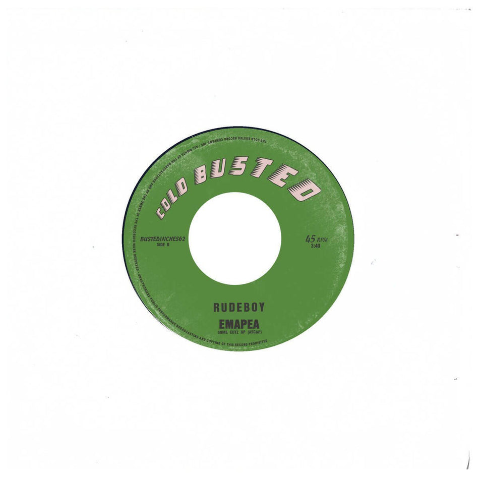 Poldoore & Emapea - This Road / Rudeboy - Limited Edition 7 Inch Vinyl - Cold Busted