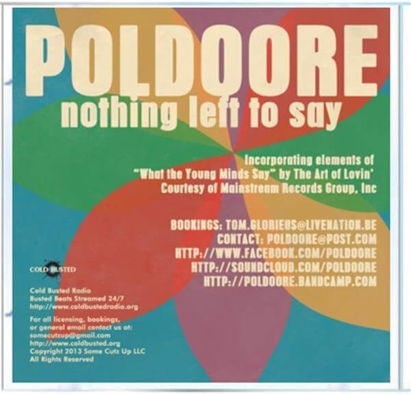 Poldoore - Nothing Left To Say - Compact Disc - Cold Busted