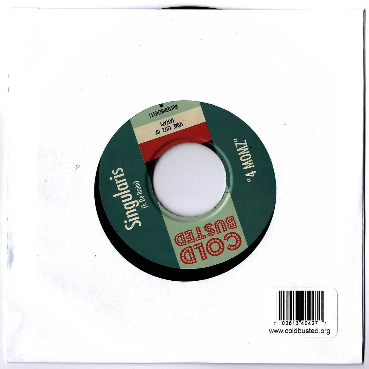 Poldoore & Singularis - Give Em What They Want / 4 Momz - Limited Edition 7 Inch Vinyl Generic Sleeve - Cold Busted