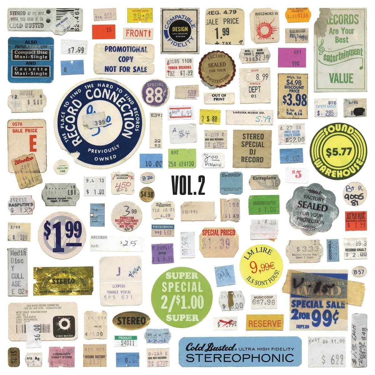Sebastian Fraye - Vol. 2 - Limited Edition 12 Inch Vinyl - Cold Busted