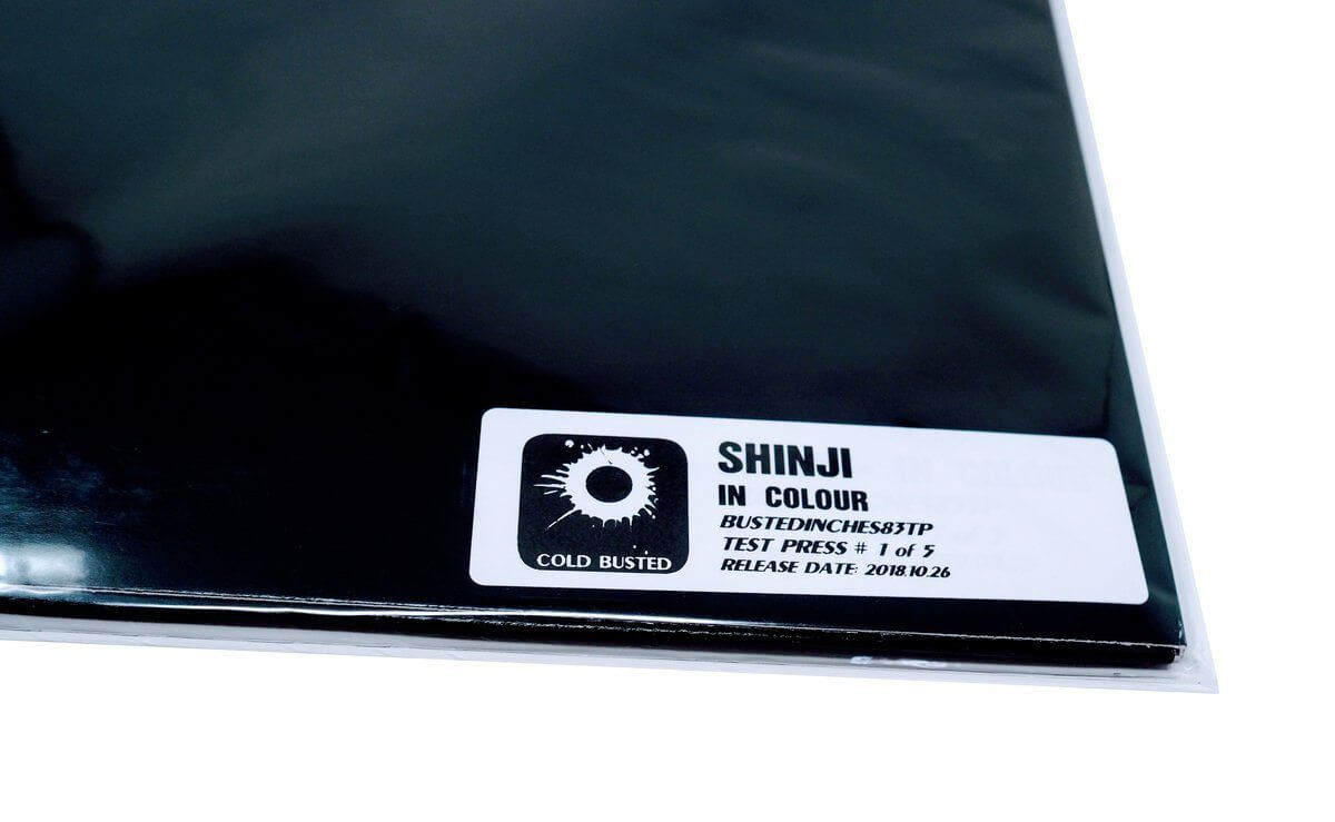 Shinji - In Colour - Limited Edition 12 Inch Vinyl Test Pressing - Cold Busted