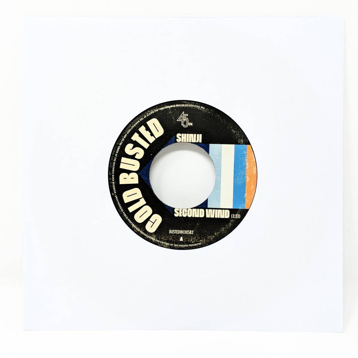 Shinji - Second Wind / Grand Mash - Limited Edition 7 Inch Vinyl - Cold Busted