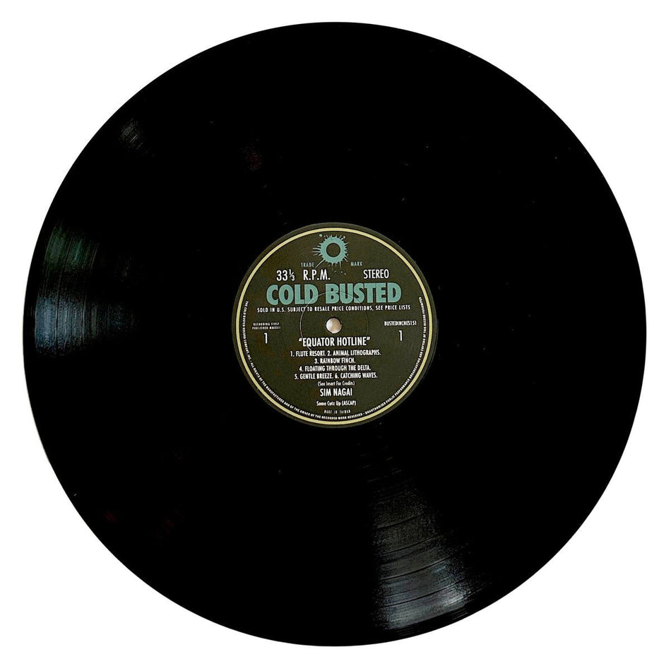 Sim Nagai - Equator Hotline - Limited Edition 12 Inch Vinyl - Cold Busted