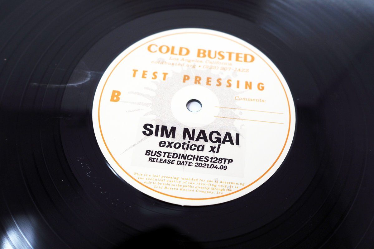 Sim Nagai - Exotica XL - Limited Edition 12 Inch Vinyl Test Pressing - Cold Busted