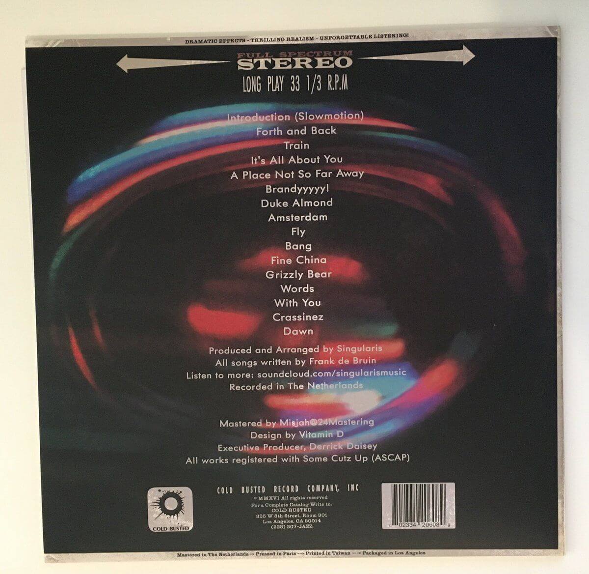 Singularis - What A Time - Limited Edition 12 Inch Vinyl - Cold Busted