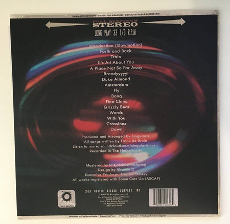 Singularis - What A Time - Limited Edition 12 Inch Vinyl - Cold Busted