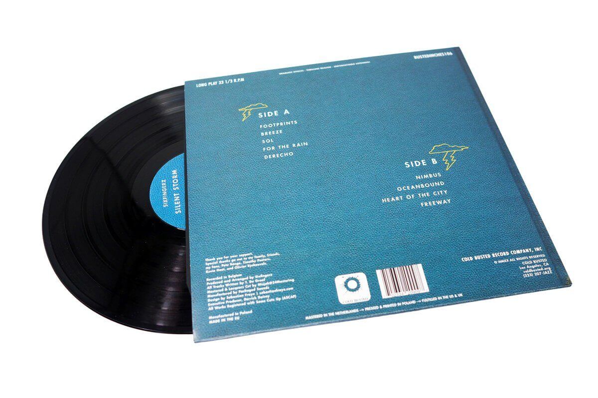 Sixfingerz - Silent Storm - Limited Edition 12 Inch Vinyl - Cold Busted