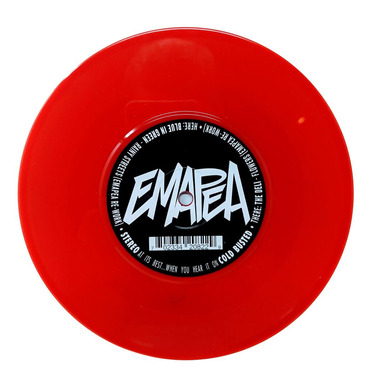 The Deli & Blue In Green - Flowers / Rainy Streets (Emapea Re-Works) - Limited Edition 7 Inch Red Colored Vinyl - Cold Busted