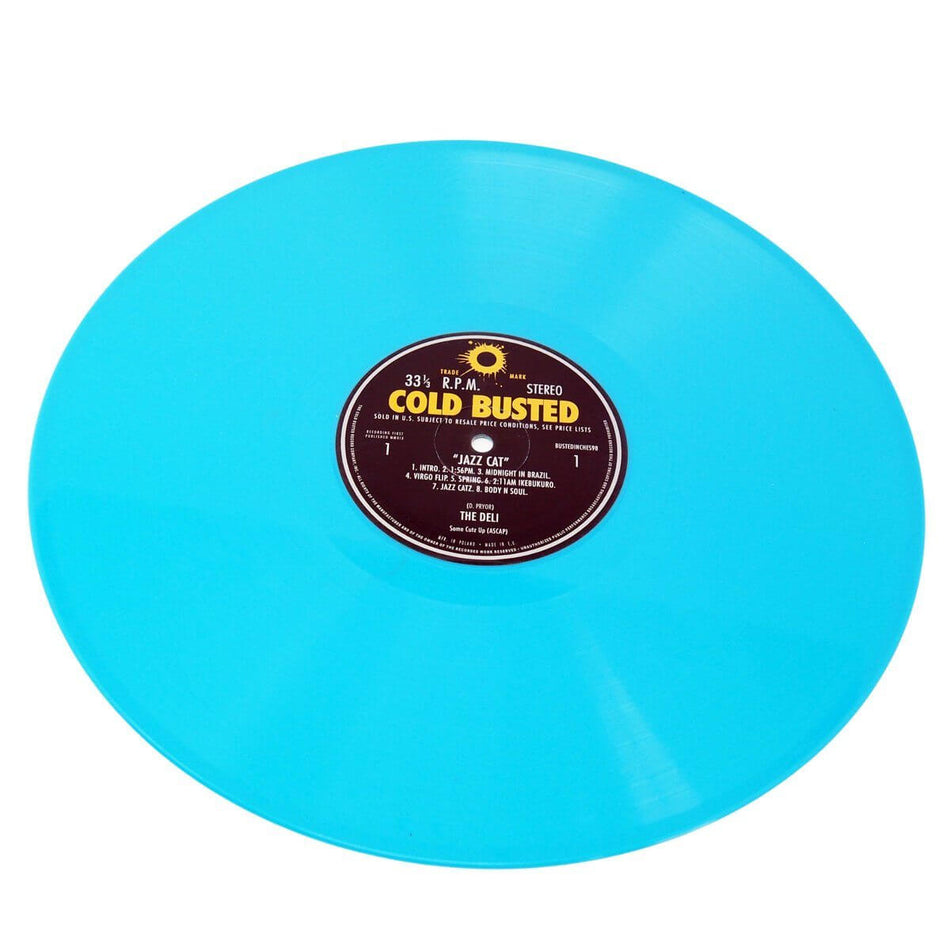 The Deli - Jazz Cat - Limited Edition Turquoise Colored 12 Inch Vinyl - Cold Busted