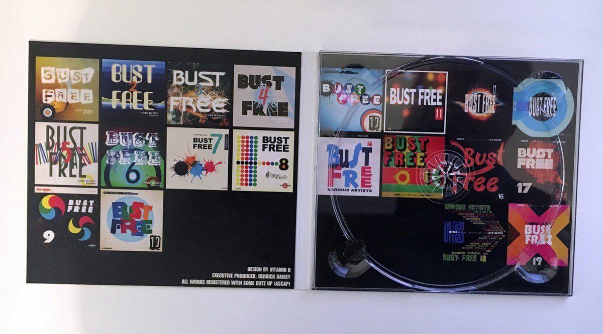 Various Artists - Bust Free 20 - Limited Edition Compact Disc - Cold Busted