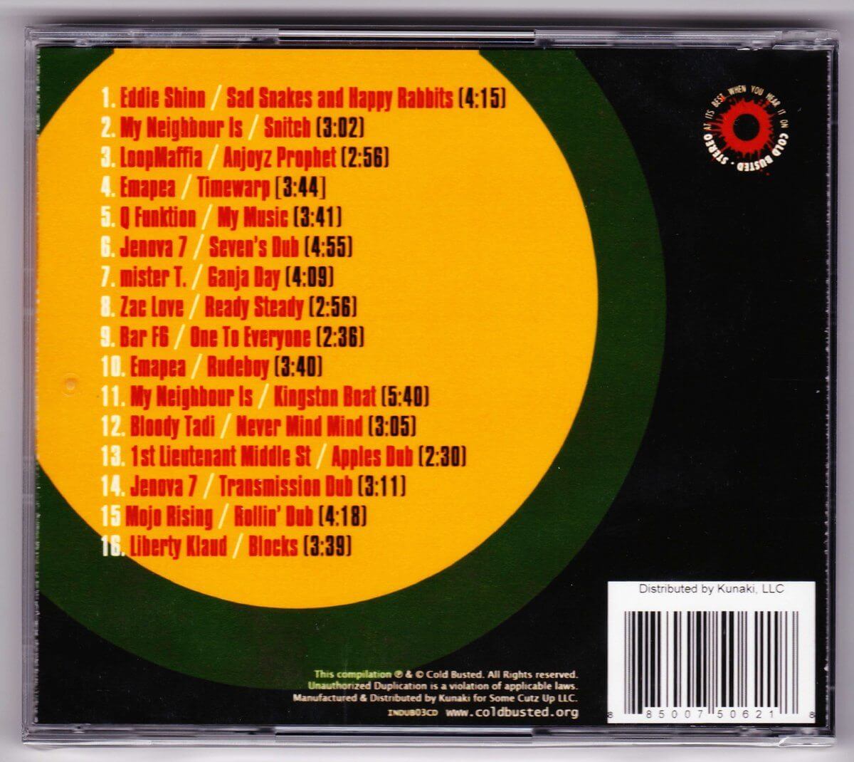 Various Artists - In Dub 3 - Compact Disc - Cold Busted
