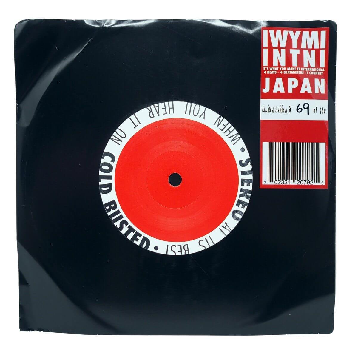 Various Artists - IWYMI INTNl: Japan - Limited Edition 7 Inch Vinyl - Cold Busted