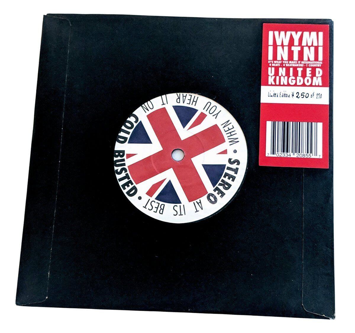 Various Artists - IWYMI INTNl: United Kingdom - Limited Edition 7 Inch Vinyl - Cold Busted