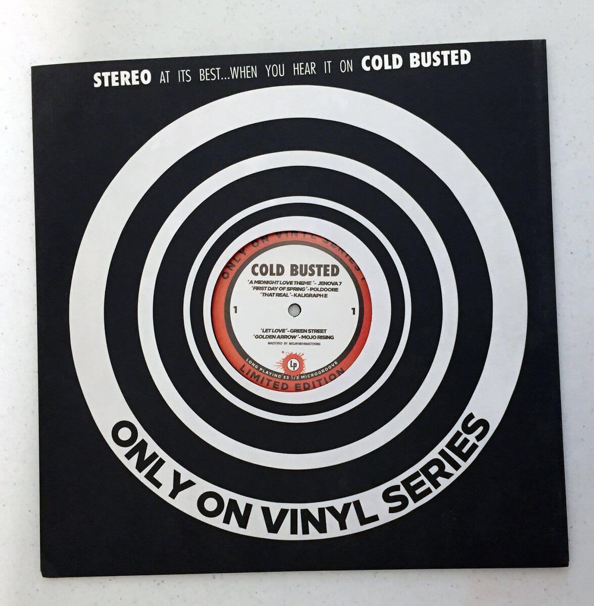 Various Artists - Only On Vinyl 1 - Crowdfunded Limited Edition 12 Inch Vinyl - Cold Busted