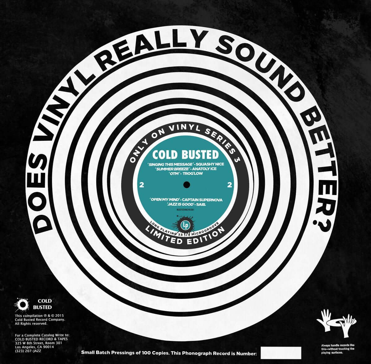 Various Artists - Only On Vinyl 3 - Cold Busted – COLD BUSTED