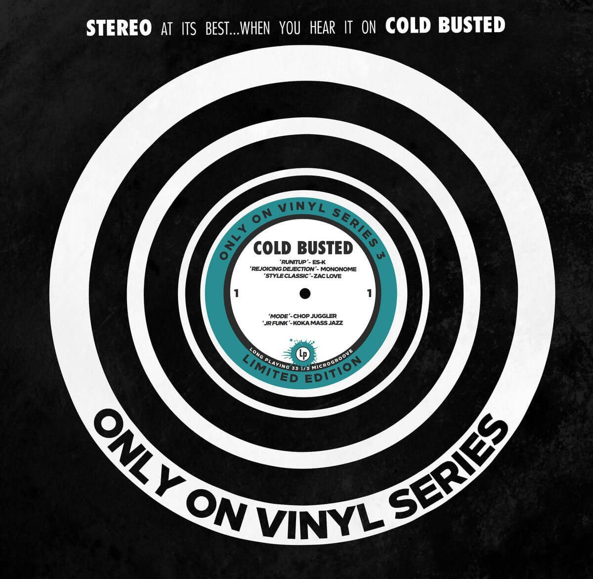 Various Artists - Only On Vinyl 3 - Limited Edition 12 Inch Vinyl - Cold Busted