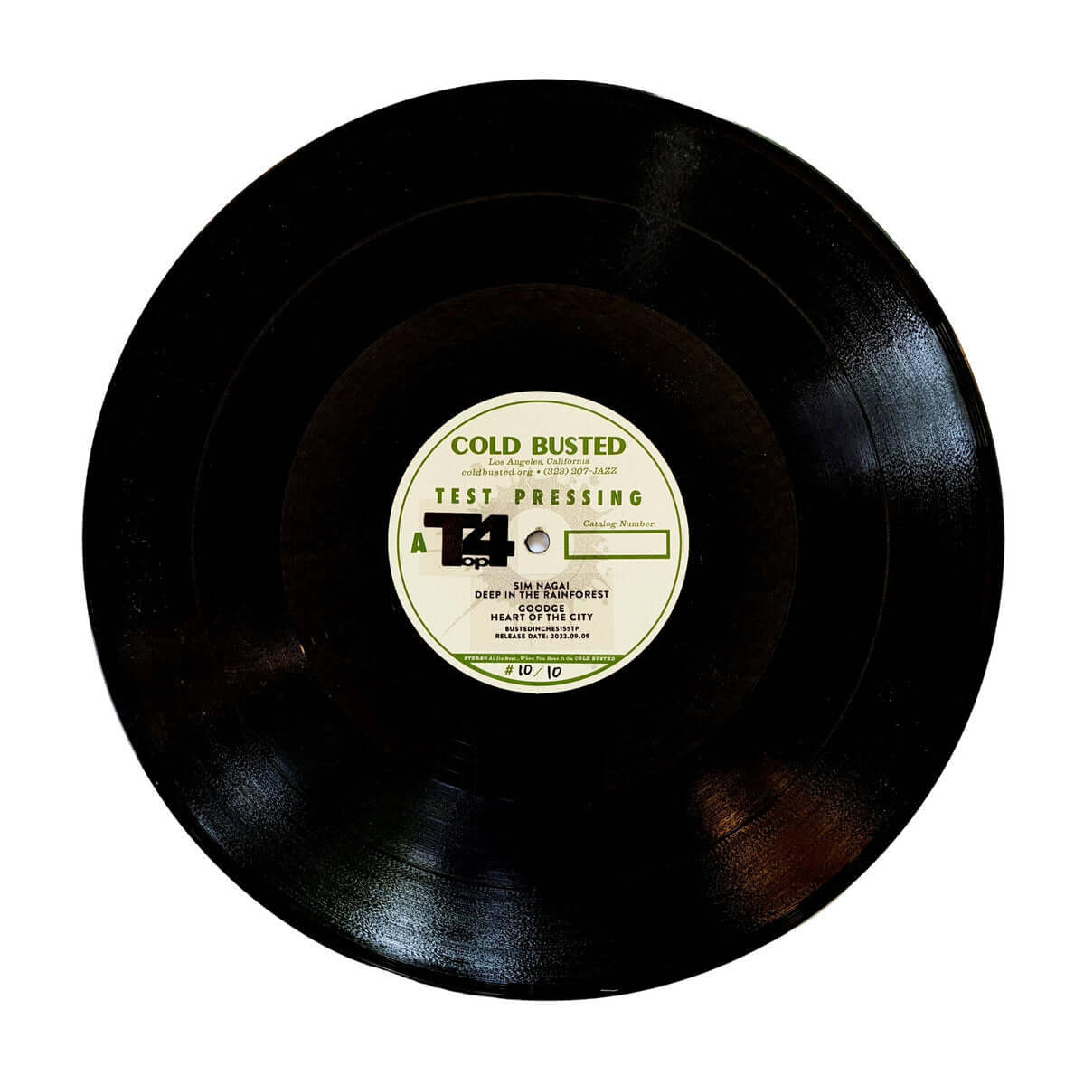 Various Artists - Top 4 - Limited Edition 12 Inch Vinyl Test Pressing - Cold Busted